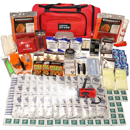 3 Person Comfort Survival Kit with First Aid Supplies