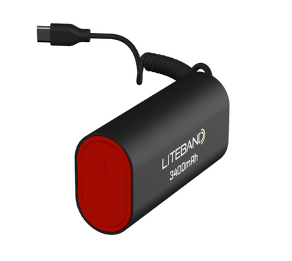 Liteband 3400 mAh Rechargeable Headlamp Battery