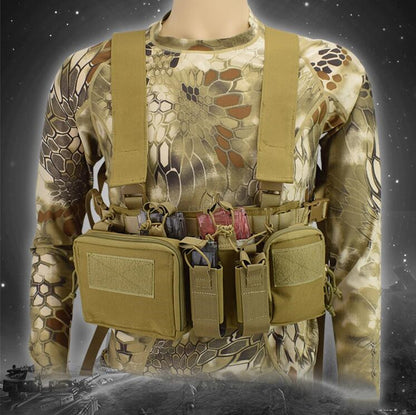 Outdoor Utility Vest with Multiple Pockets Breathable 1000D Oxford for Travel and Outdoor Use