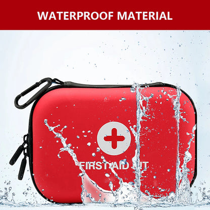 90 Piece Travel First Aid Kit with Portable Case for Camping and Hiking