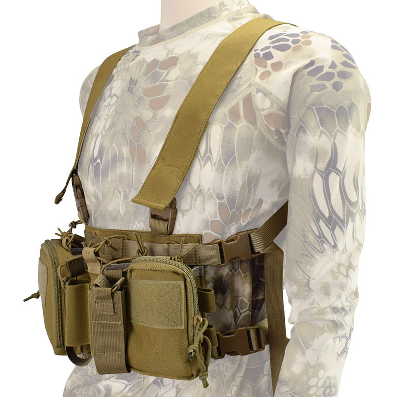 Outdoor Utility Vest with Multiple Pockets Breathable 1000D Oxford for Travel and Outdoor Use