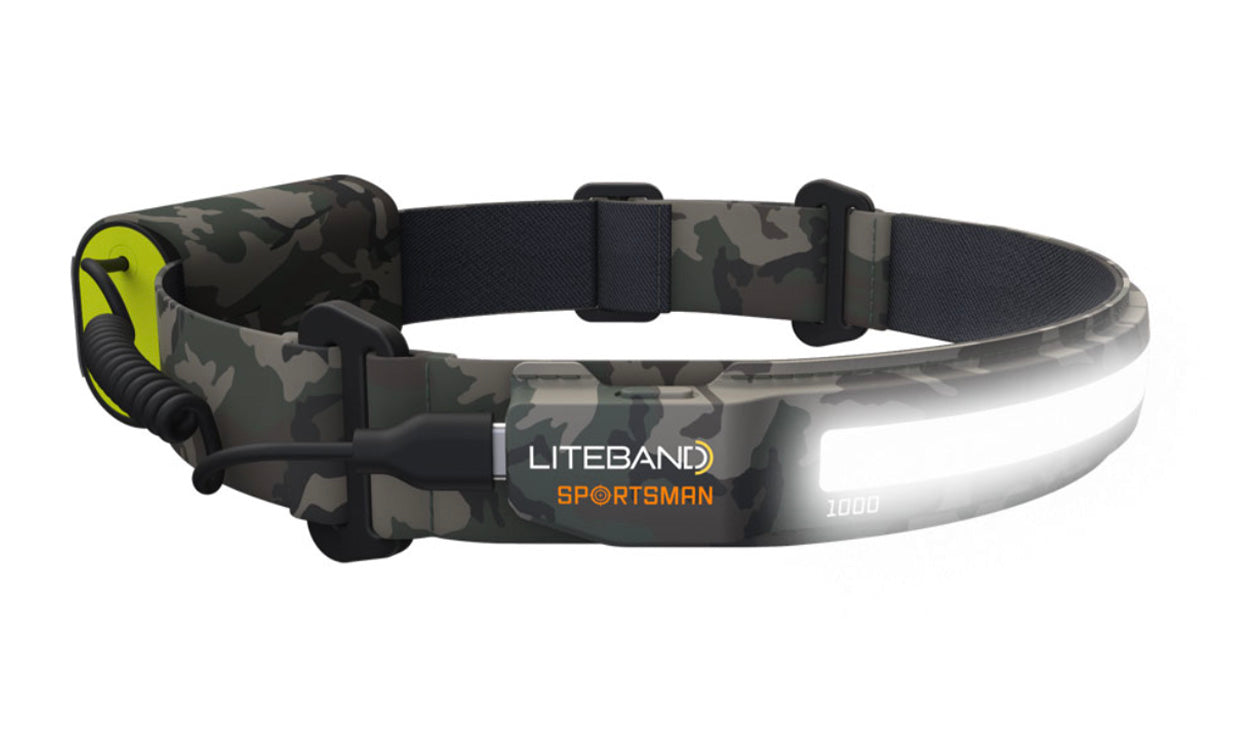 Liteband PRO 1000 Lumen Wide Beam Headlamp for Camping &amp; Emergency