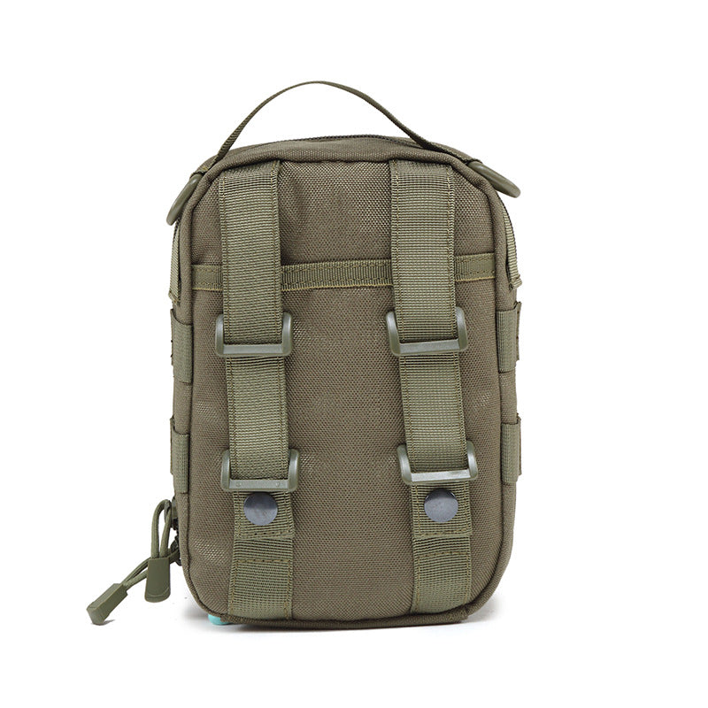 Portable First Aid Storage Bag Organizer with Compartments for Outdoor, Travel and Vehicle Use
