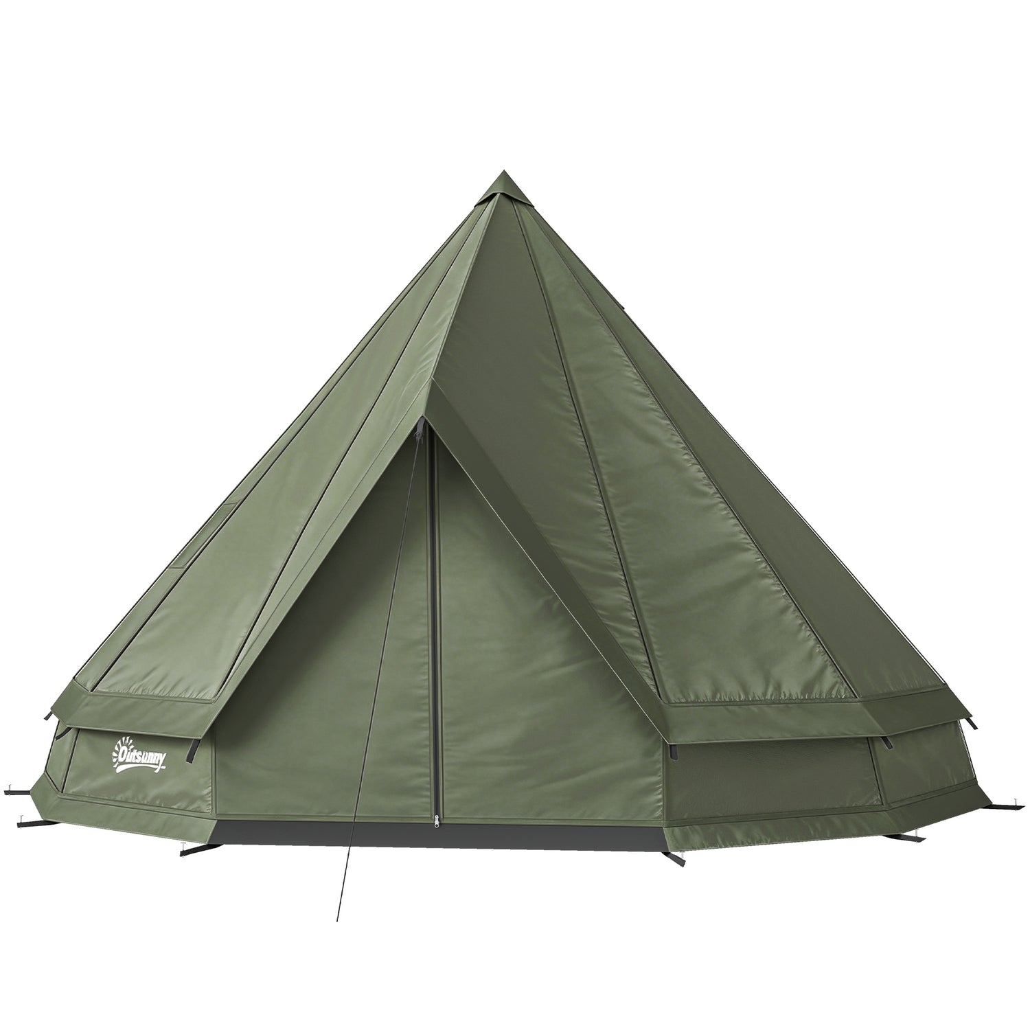 4-6 Person Teepee Camping Tent with Stove Jack