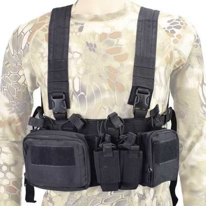 Outdoor Utility Vest with Multiple Pockets Breathable 1000D Oxford for Travel and Outdoor Use