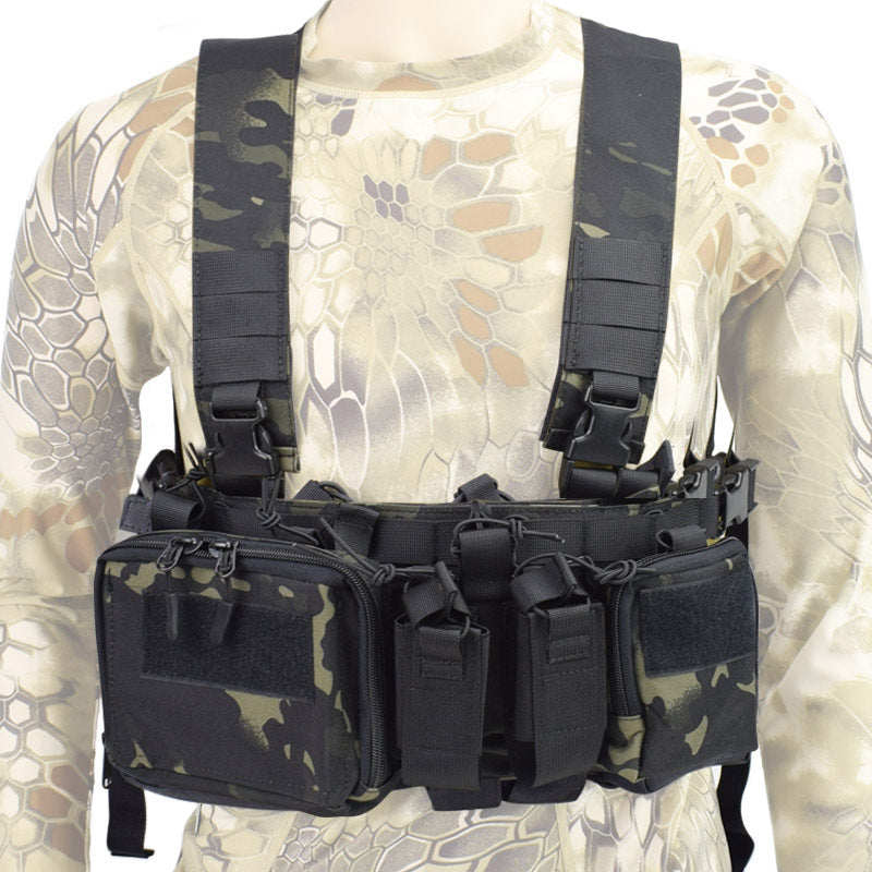 Outdoor Utility Vest with Multiple Pockets Breathable 1000D Oxford for Travel and Outdoor Use