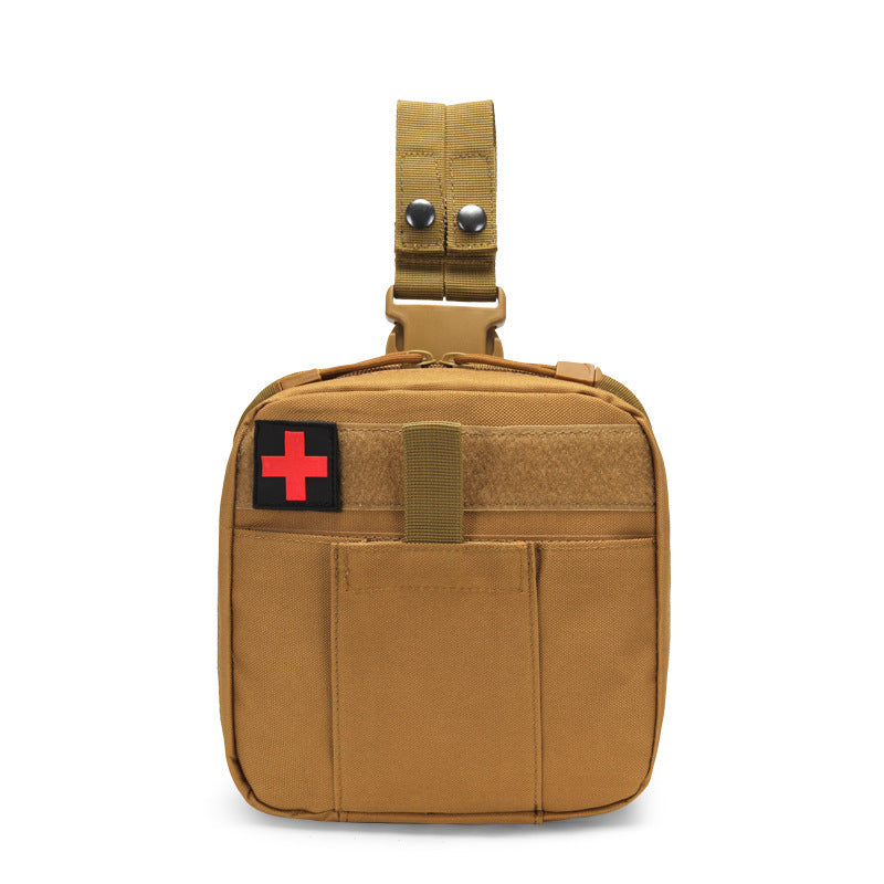 Leg Mounted First Aid Storage Bag Organizer with Adjustable Straps for Outdoor and Travel Use