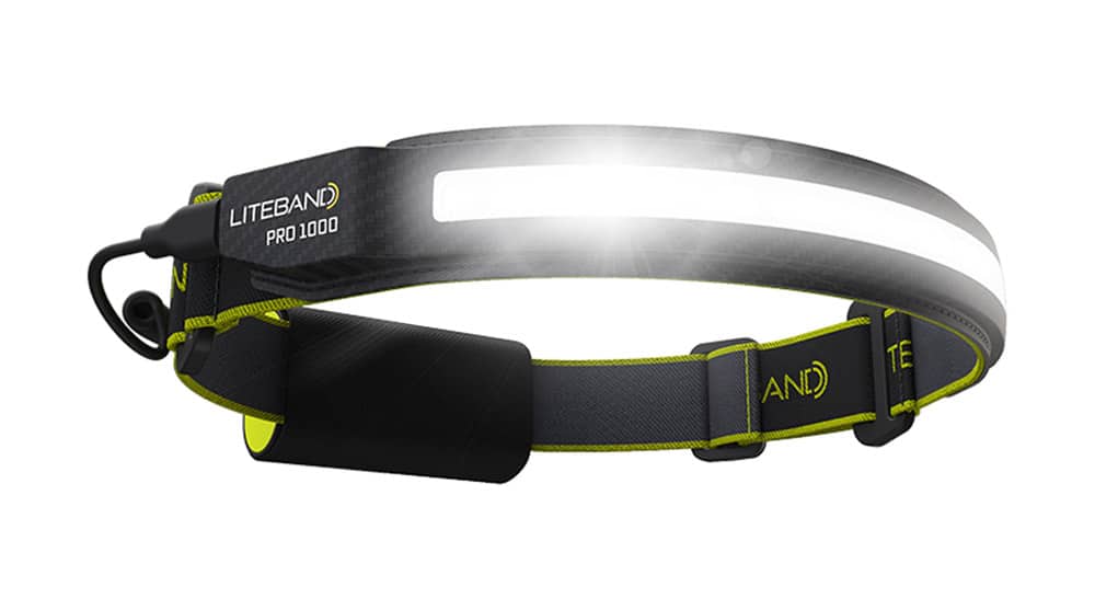 Liteband PRO 1000 Lumen Wide Beam Headlamp for Camping &amp; Emergency